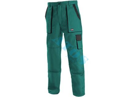 Pánské kalhoty do pasu CXS LUX 1078, zeleno-černé
