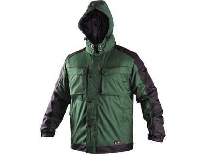 Pánská zimní bunda IRVINE, zeleno-černá